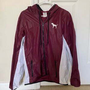 Victoria’s Secret Pink Maroon Windbreaker